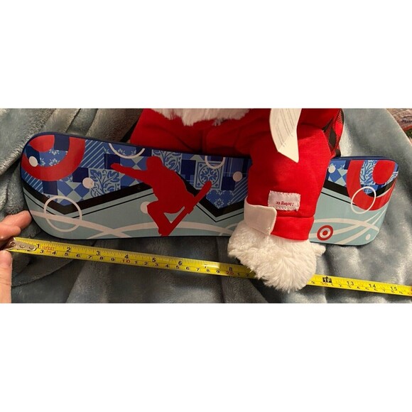 Target Stores 2013 Holiday Bullseye Dog  Plush Snowboard Hoodie 12” Toy Has Tag - Picture 16 of 16